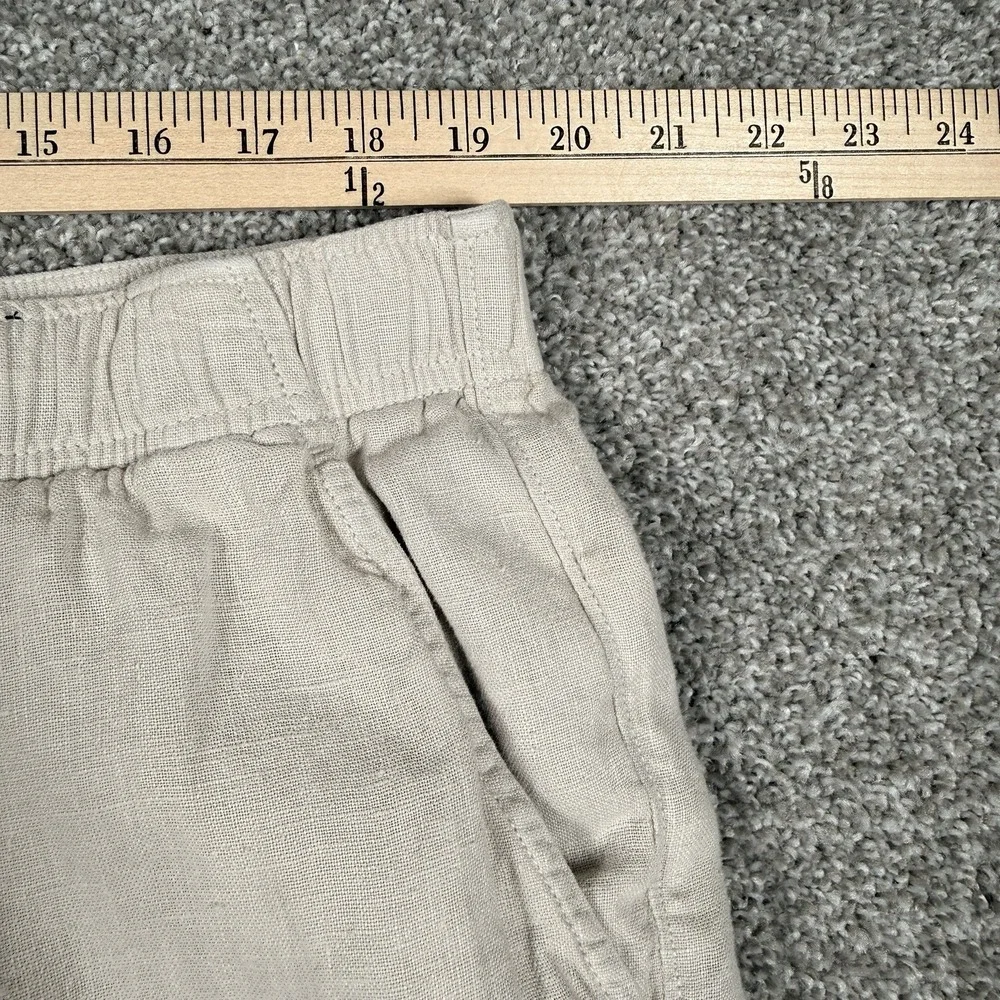 Faherty Linen Pants Men XXL White Drawstring Beach Coastal Resort Casual